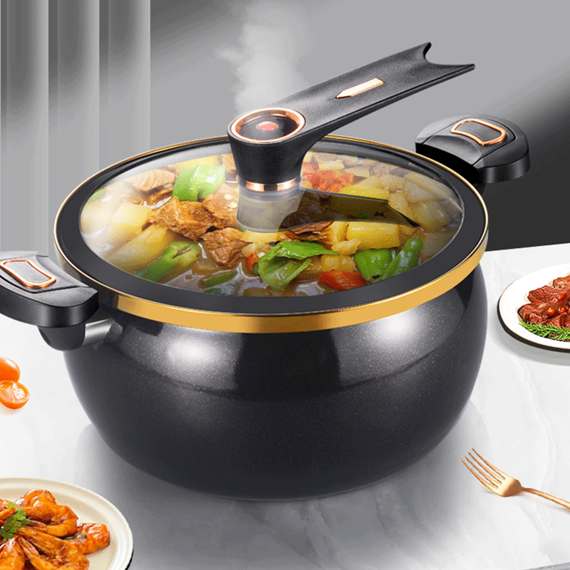 Olla para sopa de esmalte de micropresión de gran capacidad