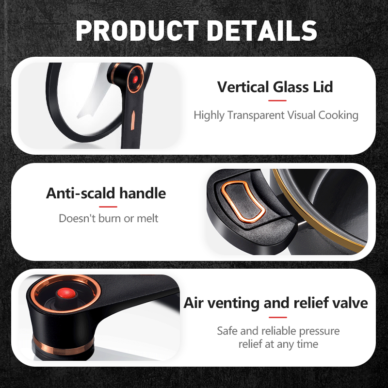 Olla para sopa de esmalte de micropresión de gran capacidad