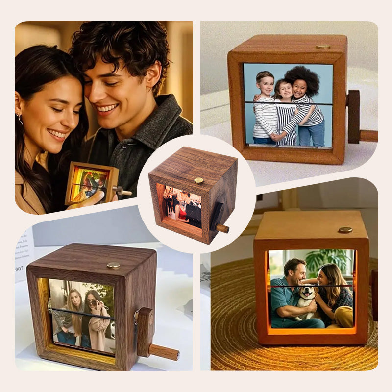 🎄 Libro Giratorio de Fotos Navideño 🎁🌟