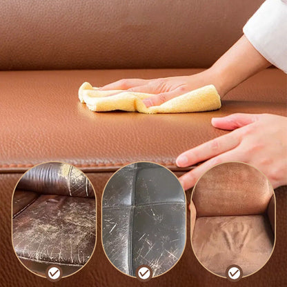 Crema para el cuidado del cuero ELMEJORR: acondicionador de cuero totalmente natural y no tóxico: fórmula resistente al agua.