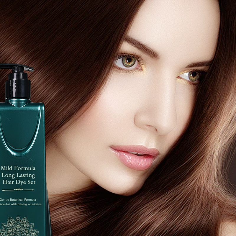 💇‍♀️ ¡COMPRA 2 LLEVA 1! 🌈 Set de Tintes para el Cabello de Larga Duración - Cobertura de Canas sin Dañar el Cuero Cabelludo ✨🧴