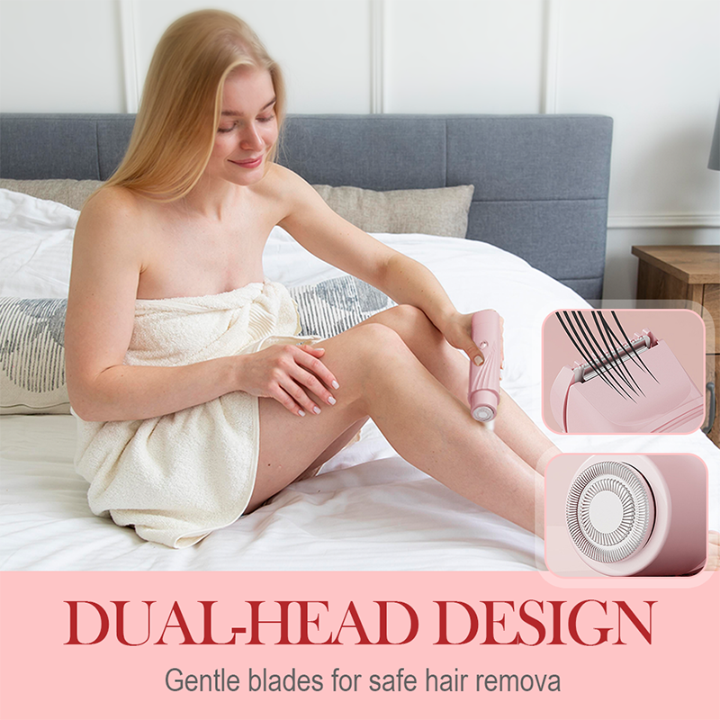 🎅El regalo de Navidad de este año es la belleza🌸Depiladora de Doble Cabezal para Mujer, Resistente al Agua IPX7