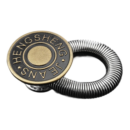 ¡Botón de extensión de cintura para jeans con resorte metálico! 🔩👖