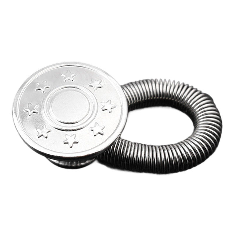 ¡Botón de extensión de cintura para jeans con resorte metálico! 🔩👖