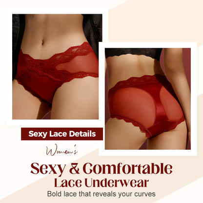 Ropa interior de encaje sexy y cómoda para mujer
