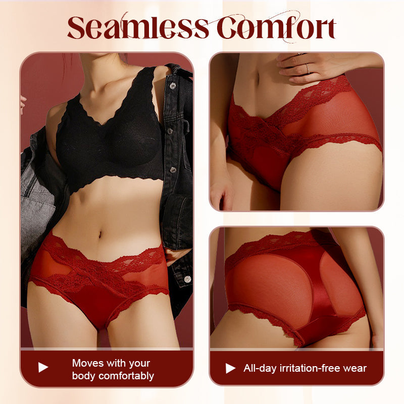 Ropa interior de encaje sexy y cómoda para mujer