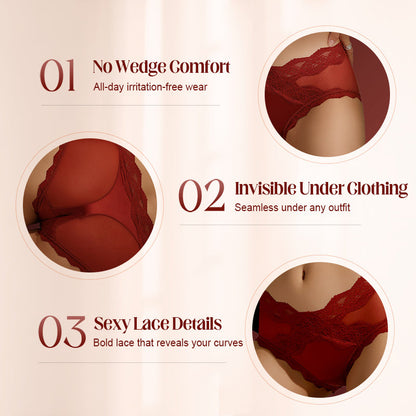 Ropa interior de encaje sexy y cómoda para mujer