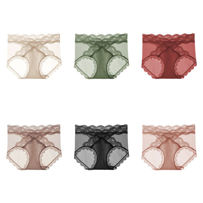 Ropa interior de encaje sexy y cómoda para mujer