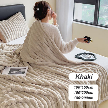 🍂Rebajas de otoño: ¡50 % de descuento!🛏️Manta gruesa de felpa con motivo de conejito y funda de terciopelo lechoso🫧Acurrúcate con la máxima comodidad.