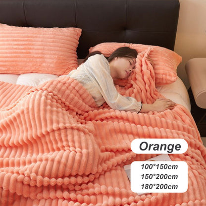🍂Rebajas de otoño: ¡50 % de descuento!🛏️Manta gruesa de felpa con motivo de conejito y funda de terciopelo lechoso🫧Acurrúcate con la máxima comodidad.