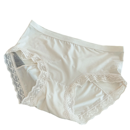 Braga de encaje suave de tiro medio para mujer