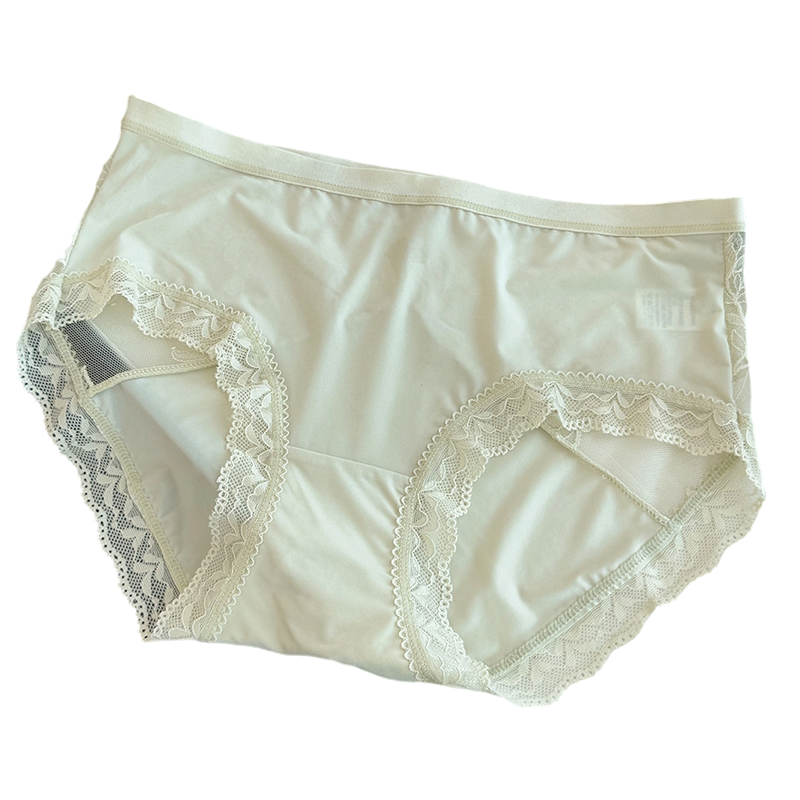Braga de encaje suave de tiro medio para mujer