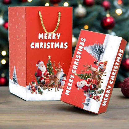 🎋🎋¡50 % de descuento!🎒🎒Caja de regalo navideña plegable y saltarina única
