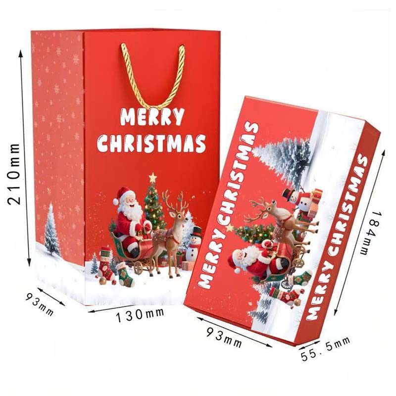 🎋🎋¡50 % de descuento!🎒🎒Caja de regalo navideña plegable y saltarina única