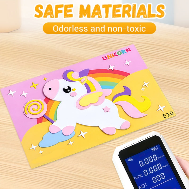 Manualidades DIY para niños con pegatinas 3D de EVA