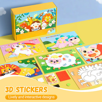 Manualidades DIY para niños con pegatinas 3D de EVA