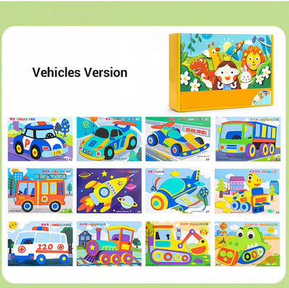 Manualidades DIY para niños con pegatinas 3D de EVA