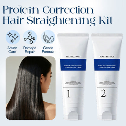 Kit de alisado capilar con corrección proteínica