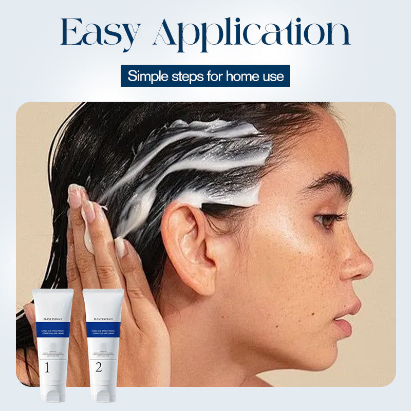 Kit de alisado capilar con corrección proteínica