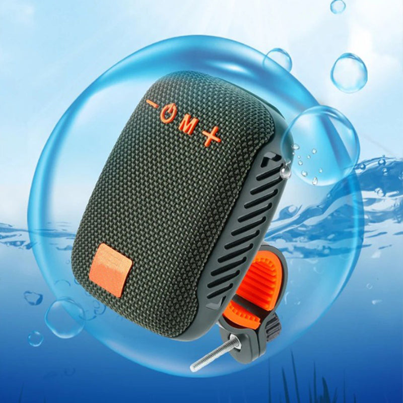 🔊Altavoz Bluetooth impermeable para bicicleta con soporte de montaje