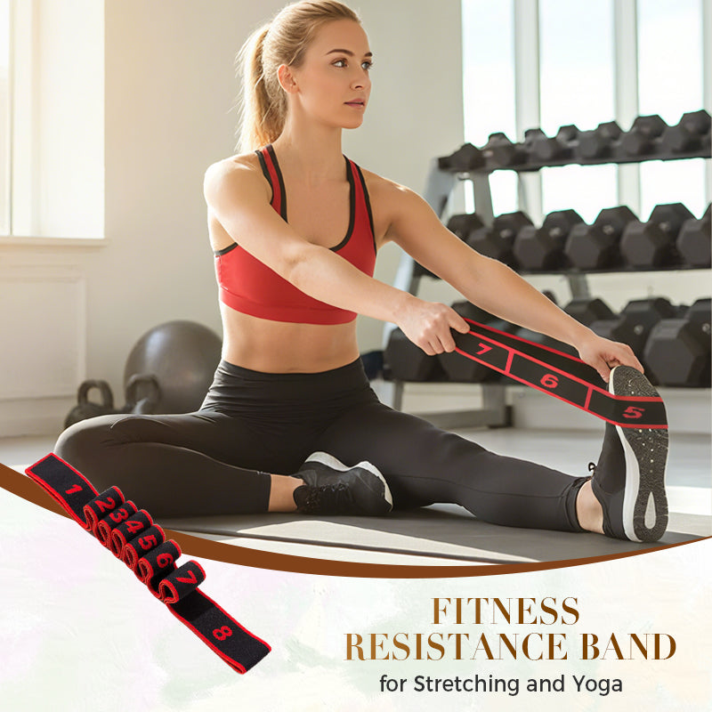 🧘Banda de Resistencia Elástica para Fitness, Yoga y Estiramiento