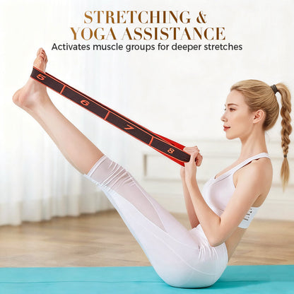 🧘Banda de Resistencia Elástica para Fitness, Yoga y Estiramiento