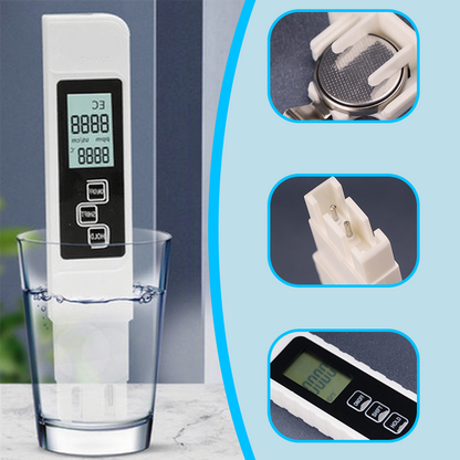 🔥Oferta especial 2025🔥Probador de calidad del agua TDS 3 en 1