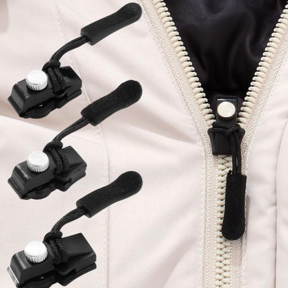 🔥 50% DE DESCUENTO! ✨ Kit de Reparación de Cremalleras de 10 Piezas – Montaje sin Herramientas, Varios Colores y Solución Rápida para Maletas y Bolsos 🔧✨