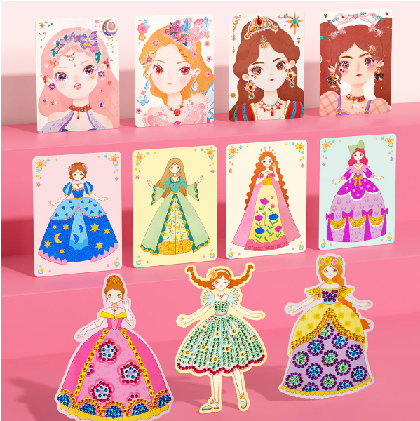 👑 ¡50% DE DESCUENTO! ✨ Set de Vestir y Maquillar Princesa 3 en 1 - Incluye Corona, Varita Mágica y Maquillaje No Tóxico para Juego Imaginativo 🧚‍♀️🎨