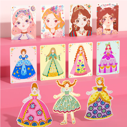 👑 ¡50% DE DESCUENTO! ✨ Set de Vestir y Maquillar Princesa 3 en 1 - Incluye Corona, Varita Mágica y Maquillaje No Tóxico para Juego Imaginativo 🧚‍♀️🎨
