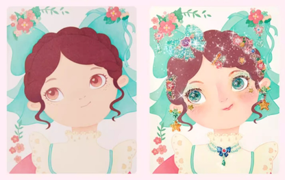 👑 ¡50% DE DESCUENTO! ✨ Set de Vestir y Maquillar Princesa 3 en 1 - Incluye Corona, Varita Mágica y Maquillaje No Tóxico para Juego Imaginativo 🧚‍♀️🎨