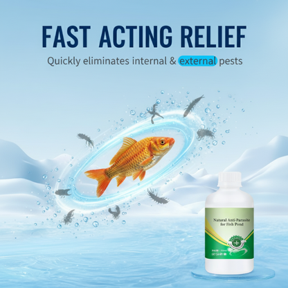 Anti-Parásitos Natural para Estanques 250ml 🐟💚🚫