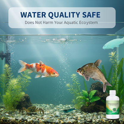 Anti-Parásitos Natural para Estanques 250ml 🐟💚🚫