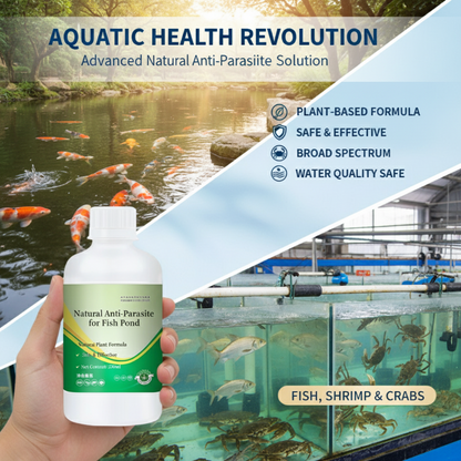 Anti-Parásitos Natural para Estanques 250ml 🐟💚🚫