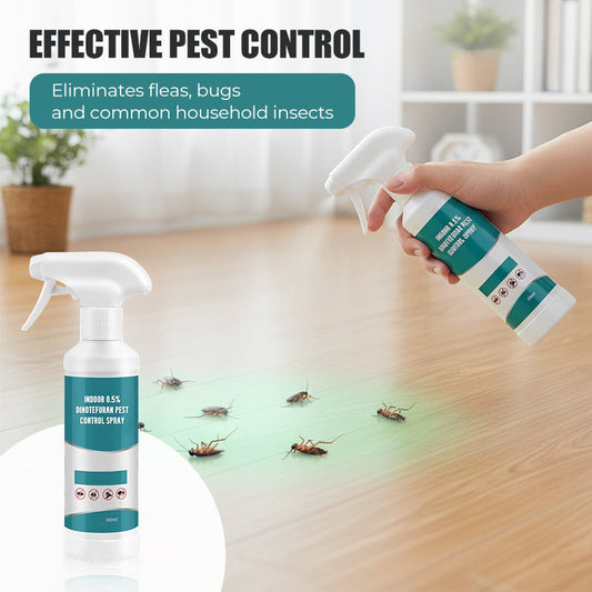 Spray Antipulgas de 300ml con 0,5% Dinotefuran para Interiores 🚫🐜✨