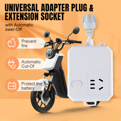 Adaptador Universal & Base de Extensión con Corte Automático 💤🔋🎯