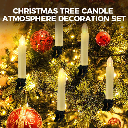 Set de Decoración Navideña con Velas para Ambiente 🎄✨🕯️