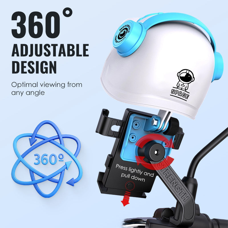 🚴‍♂️ Soporte Duradero para Teléfono de Bicicleta con Protección Climática ☔🛡️