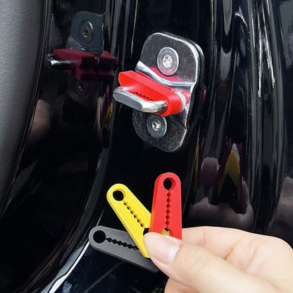 🚗 Almohadillas de Silicona Amortiguadoras para Cerraduras de Puertas de Auto - Cierre Silencioso ✨