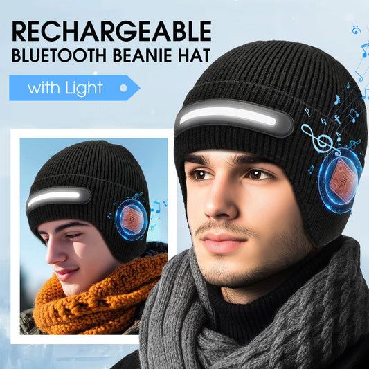 Gorro Recargable con Bluetooth y Luz