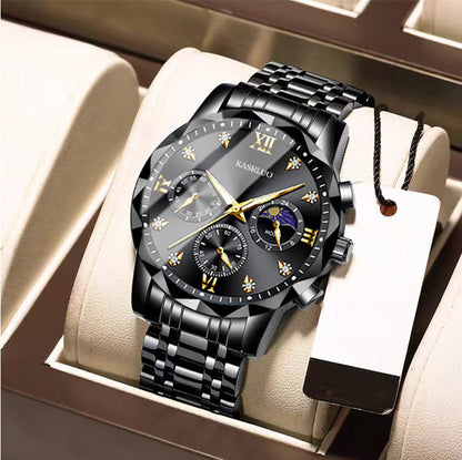 ⌚🔥 Reloj de Cuarzo para Hombre — Elegante, Resistente al Agua y Súper Duradero 💧💼