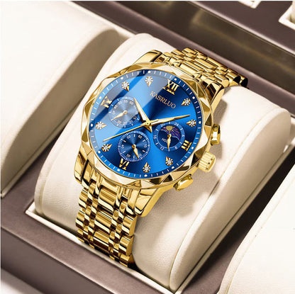 ⌚🔥 Reloj de Cuarzo para Hombre — Elegante, Resistente al Agua y Súper Duradero 💧💼