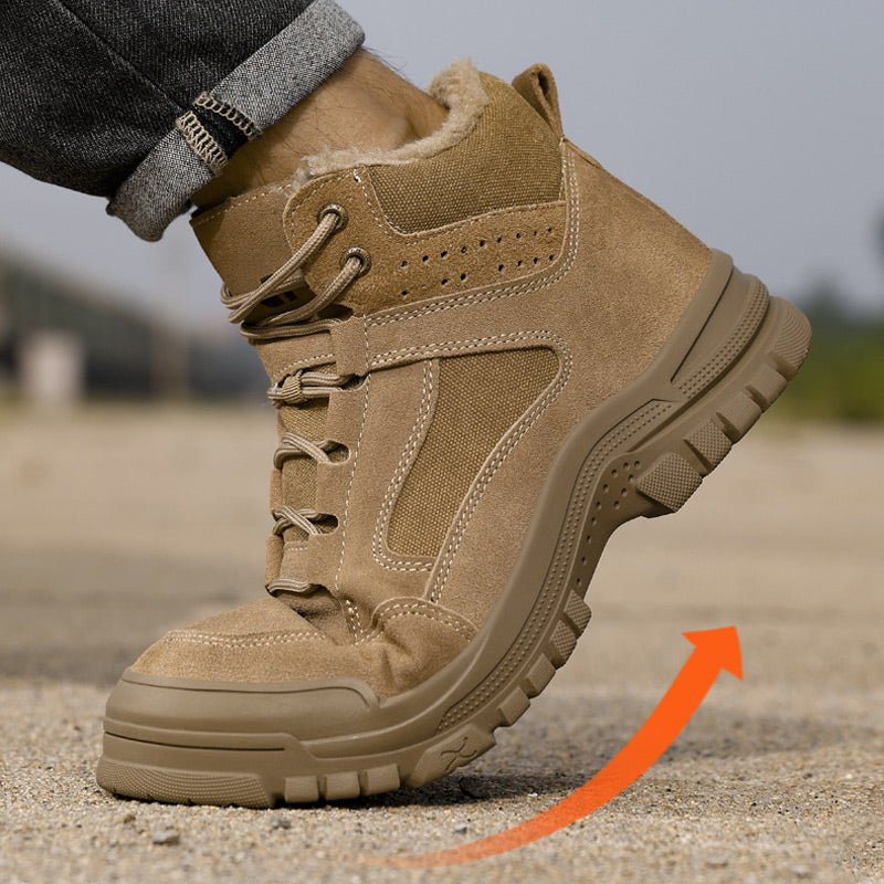 🎅 Zapatos de Seguridad Invernales para Hombre – ¡Con punta de acero y antideslizantes!