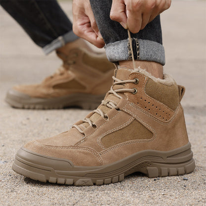 🎅 Zapatos de Seguridad Invernales para Hombre – ¡Con punta de acero y antideslizantes!