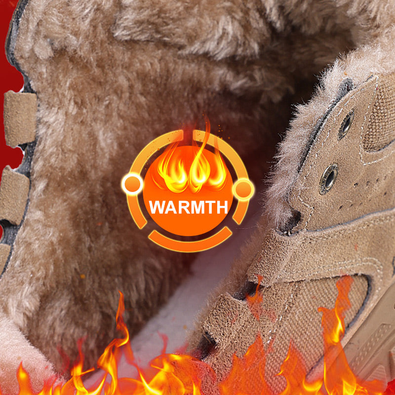 🎅 Zapatos de Seguridad Invernales para Hombre – ¡Con punta de acero y antideslizantes!