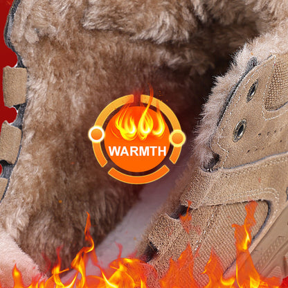 🎅 Zapatos de Seguridad Invernales para Hombre – ¡Con punta de acero y antideslizantes!