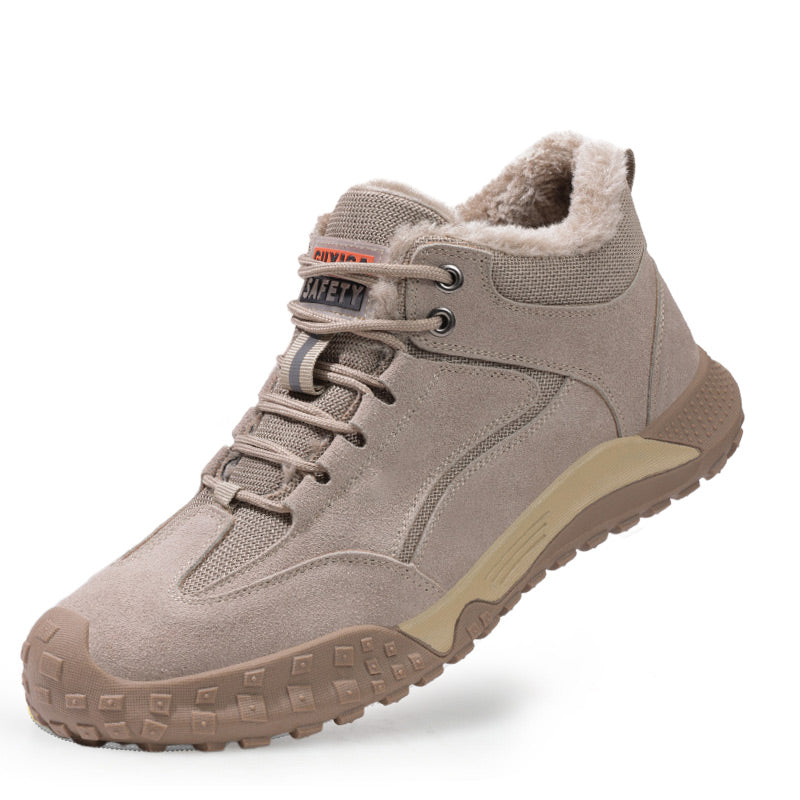 🎅 Zapatos de Seguridad Invernales para Hombre – ¡Con punta de acero y antideslizantes!