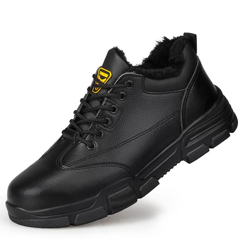 🎅 Zapatos de Seguridad Invernales para Hombre – ¡Con punta de acero y antideslizantes!