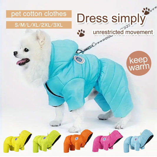 🎅 Ropa Navideña para Perros: Cálida, Impermeable y Acolchada para Invierno ❄️🎁