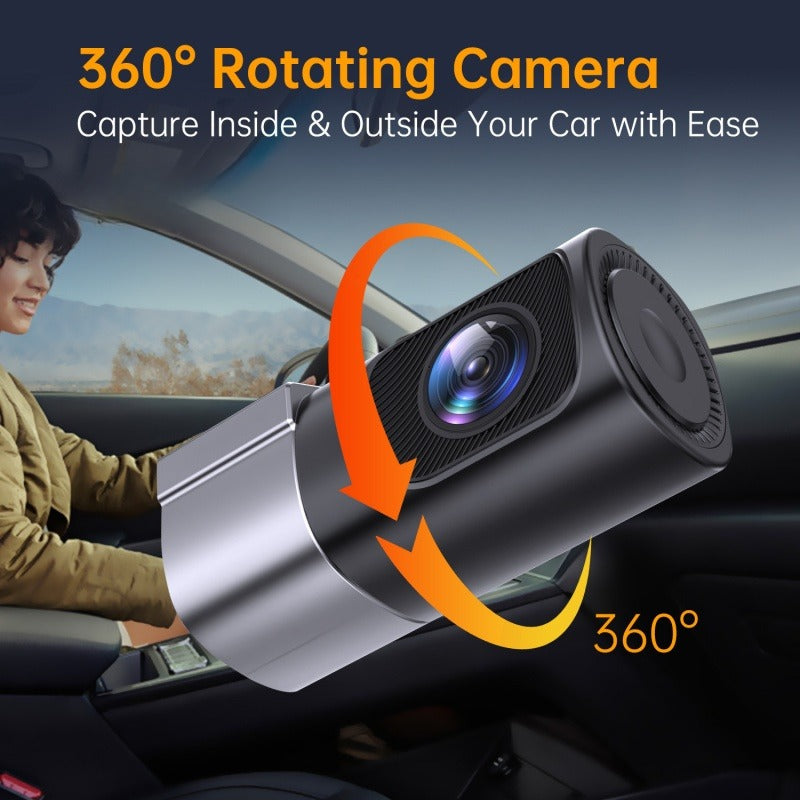 📷1Cámara para salpicadero HD 1080P con Wi-Fi y visión nocturna🚗